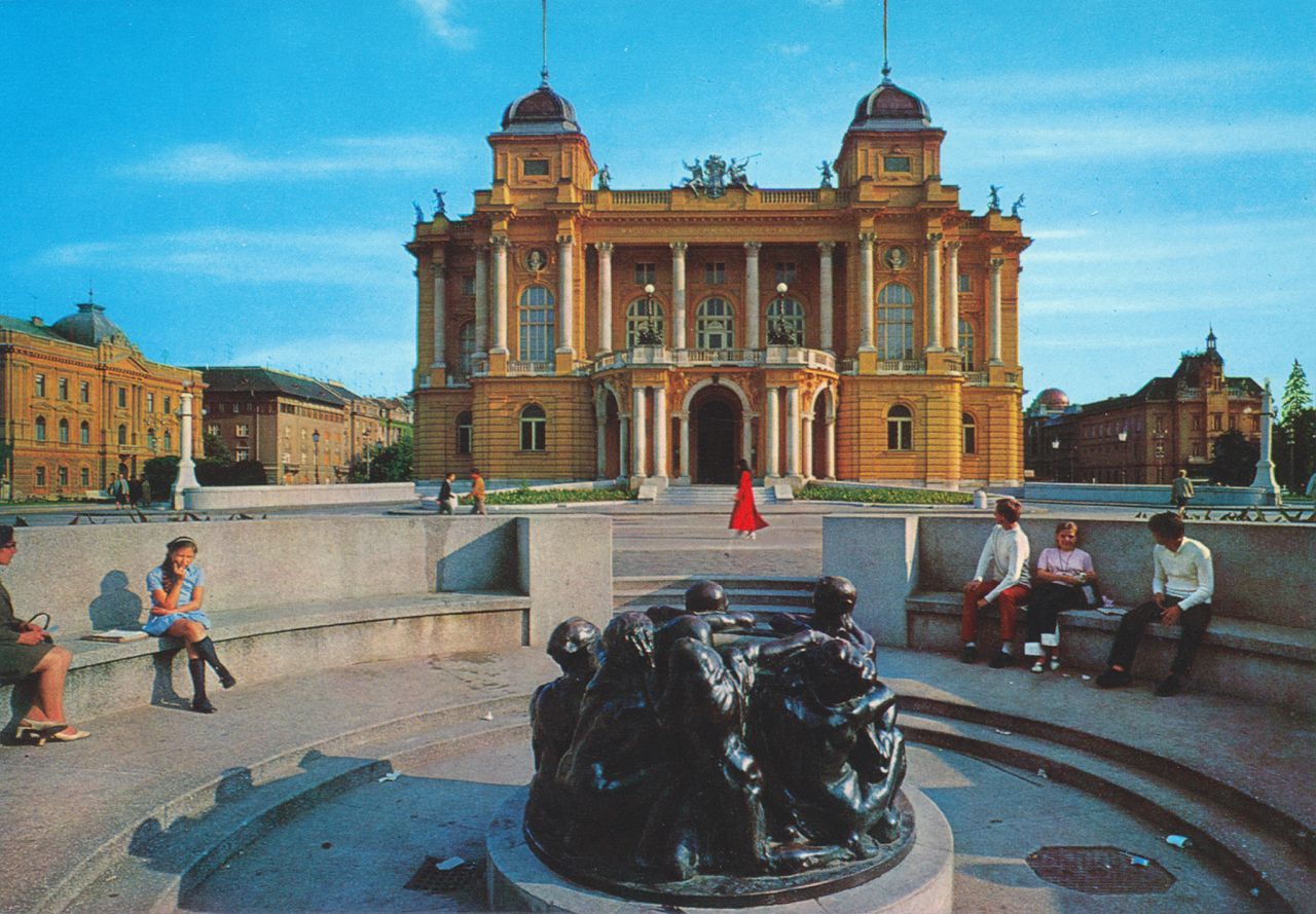 Hrvatsko narodno kazalište (HNK) oko 1970. godine